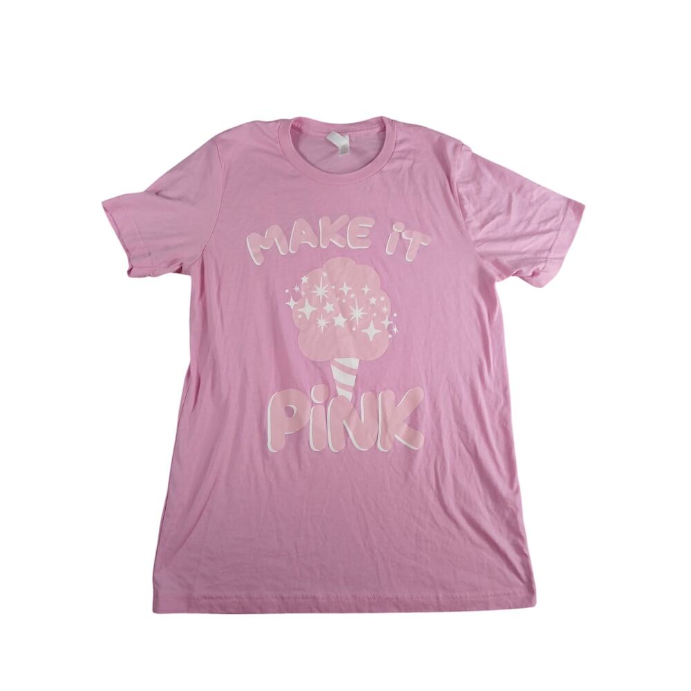 Happiest Tees On Earth Shirt Womens Medium Pink Disney Sleeping Beauty NWOT